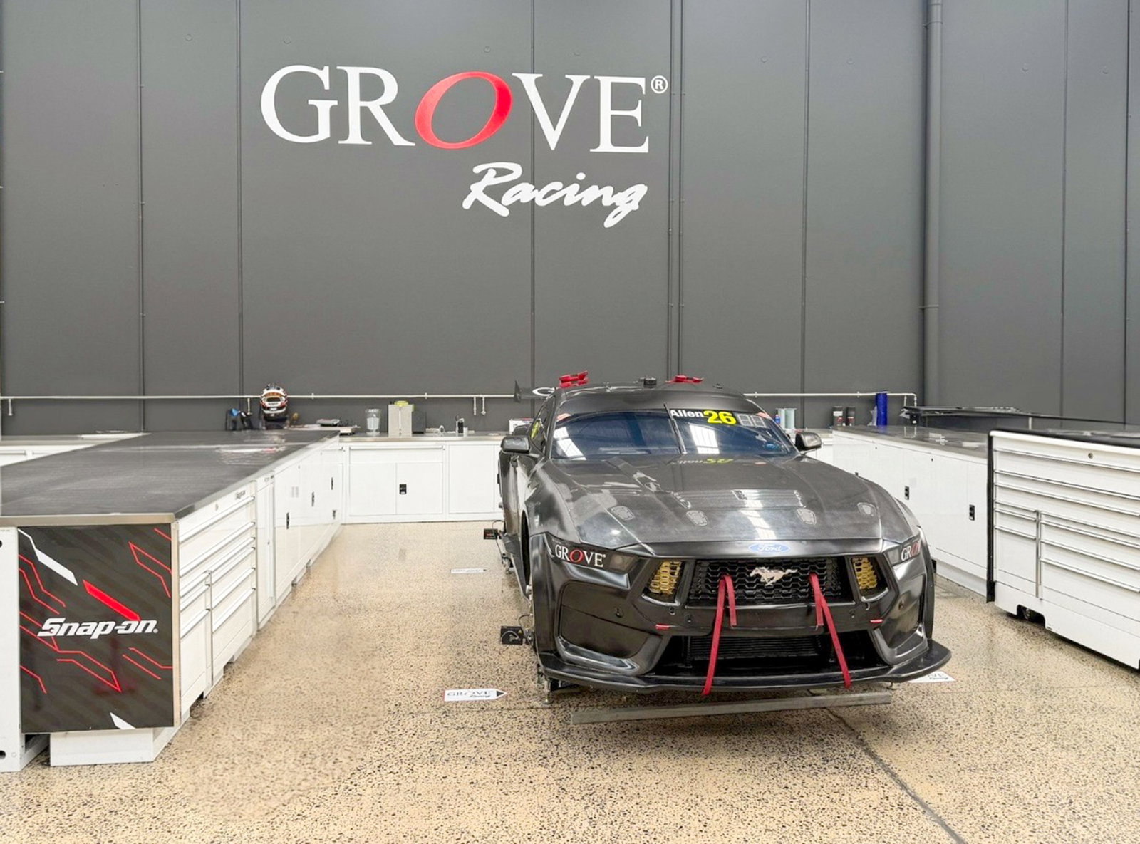 New Grove Racing Mustang shakedown delayed
