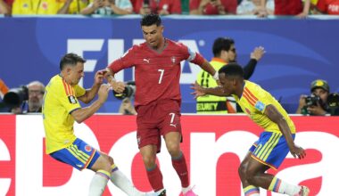 Fifa World Cup: Portugal and Colombia finish level in clash for top spot in group