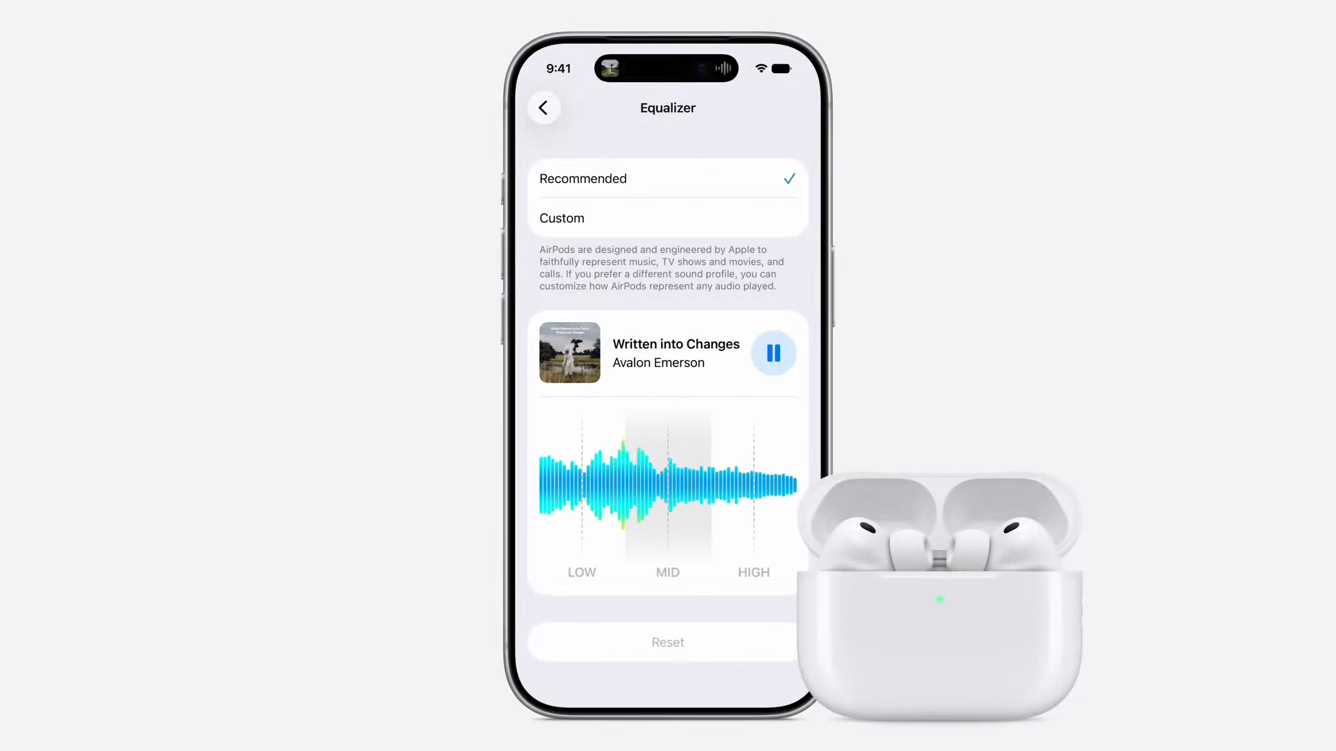 Custom EQ for AirPods