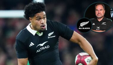 All Blacks: Leicester Fainga'anuku suffers broken leg as Springboks series in doubt