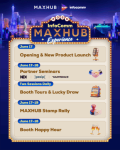 MAXHUB event lineup at InfoComm 2026_800px_1