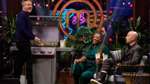 MASTERCHEF: GLOBAL GAUNTLET: L-R: Host/Judge Gordon Ramsay, Judge Tiffany Derry and Judge Joe Bastianich in the MASTERCHEF: GLOBAL GAUNTLET “World Cup Cookoff” episode airing Wednesday, June 3 (8:00-9:00 PM ET/PT) on FOX. CR: Geoff George /FOX. ©2026 FOX Media LLC.