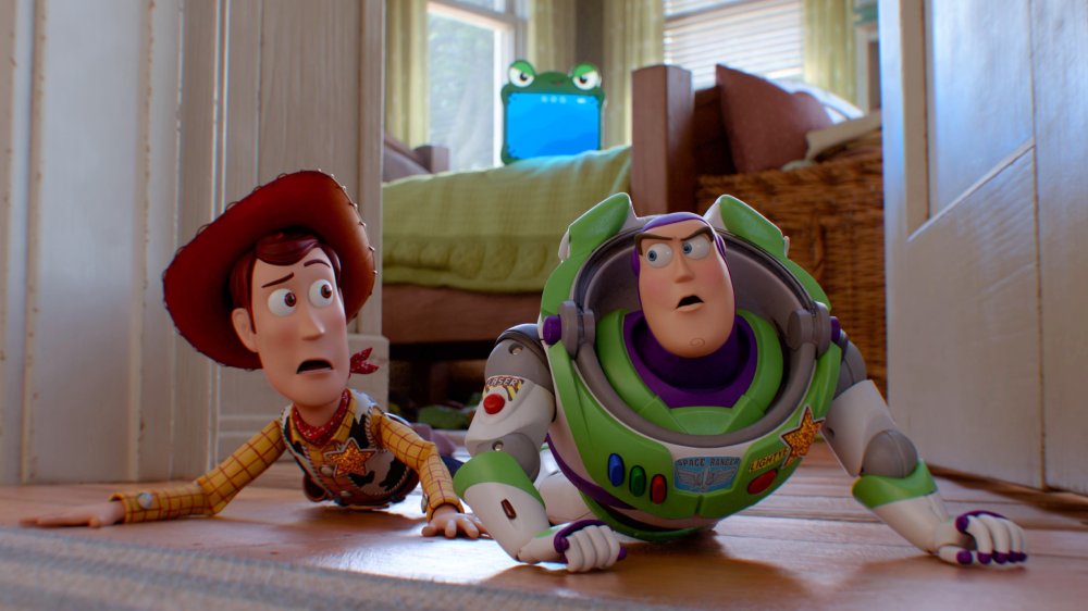 TOY STORY 5, Woody (voice: Tom Hanks), Buzz Lightyear (voice: Tim Allen), 2026. © Walt Disney Studios Motion Pictures / Courtesy Everett Collection