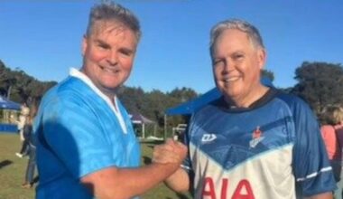 Police Minister Mark Mitchell suffers two broken ribs in charity rugby match