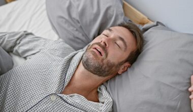 Man Snoring Sleep Apnea