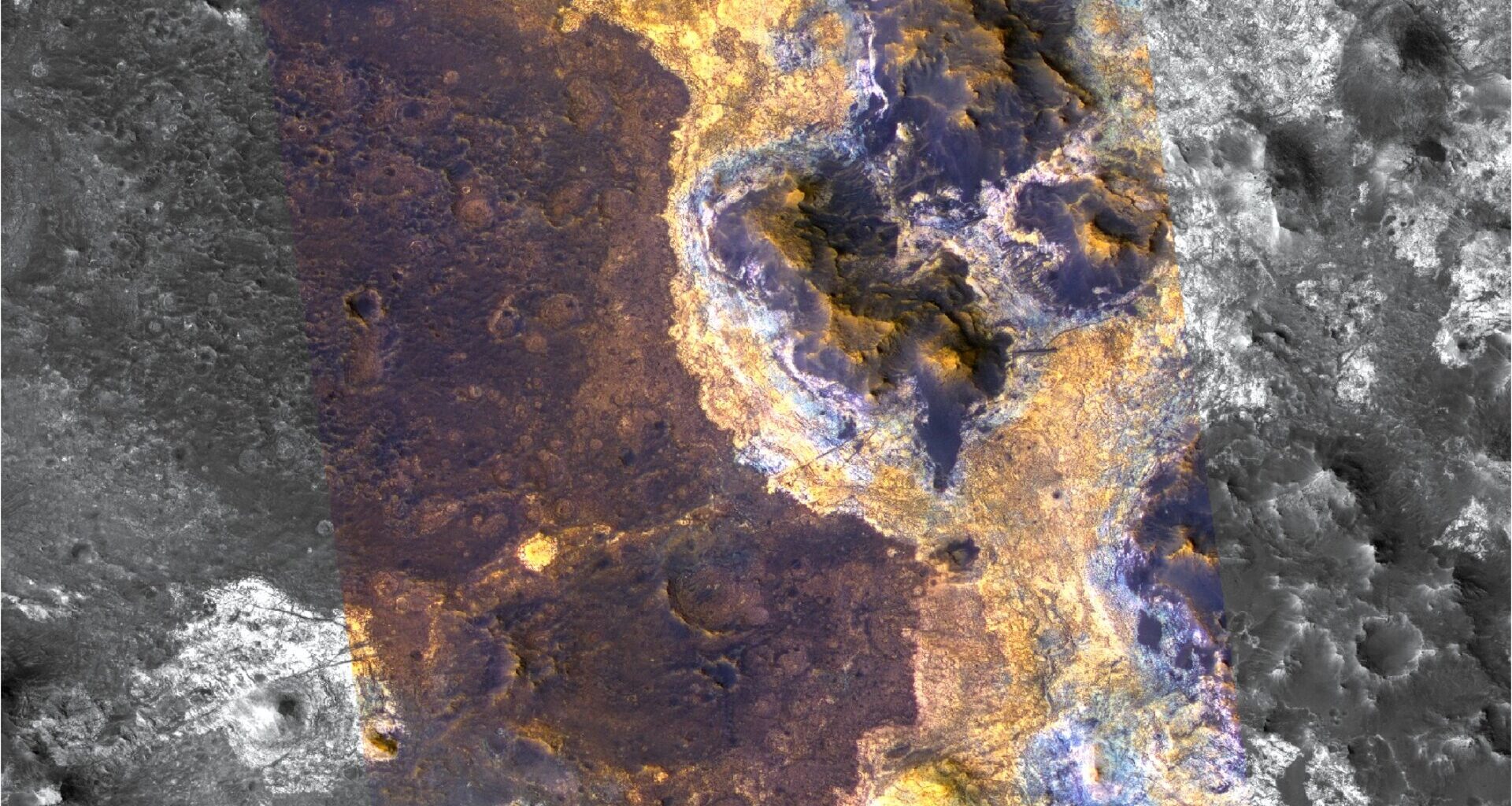 Mars vast clay region