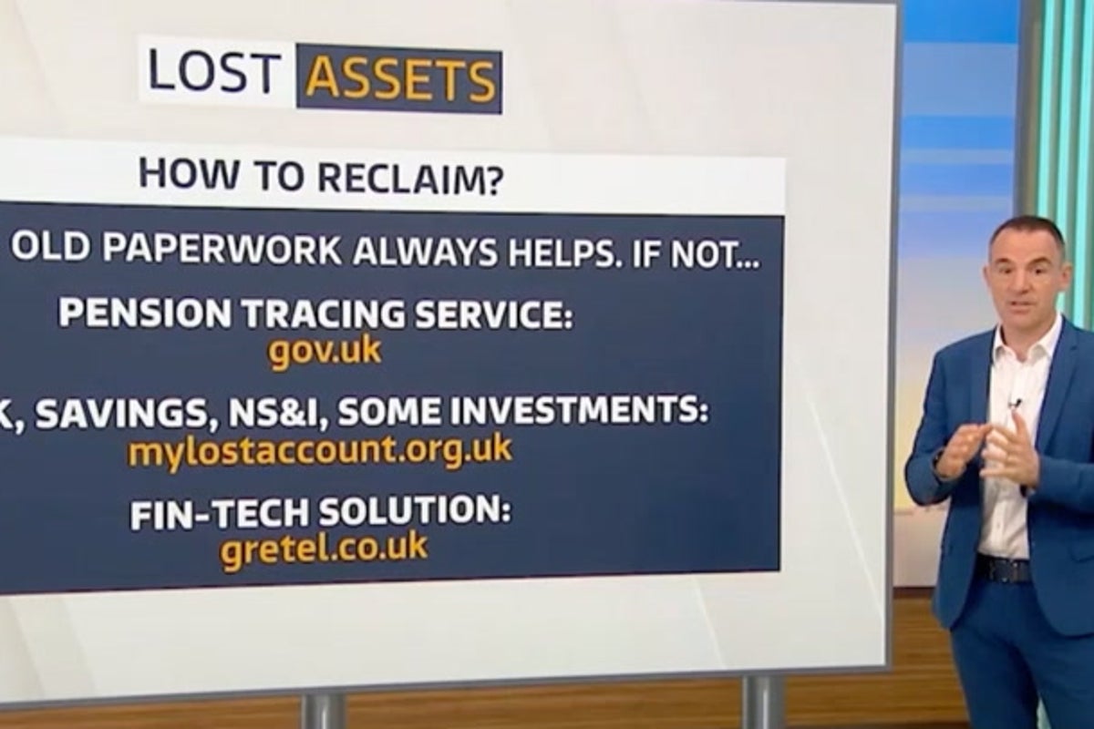 Martin Lewis reveals how to reclaim money held up in ‘lost’ bank accounts and pensions - The Independent