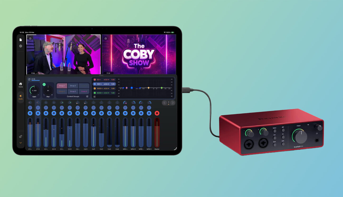Mavis Studio Update Adds NDI Preview, PTZ Camera Control, and USB Audio to the iPad