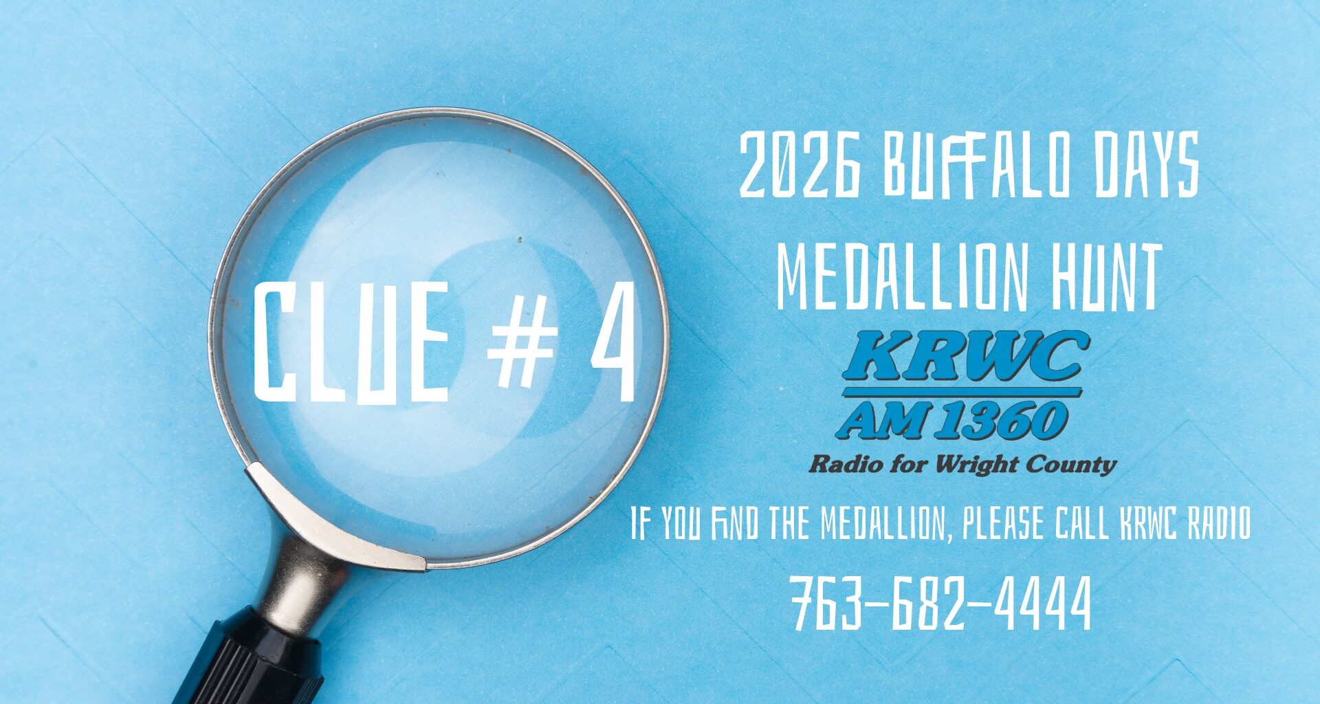 KRWC Radio Buffalo Days Medallion Hunt – DAY 4