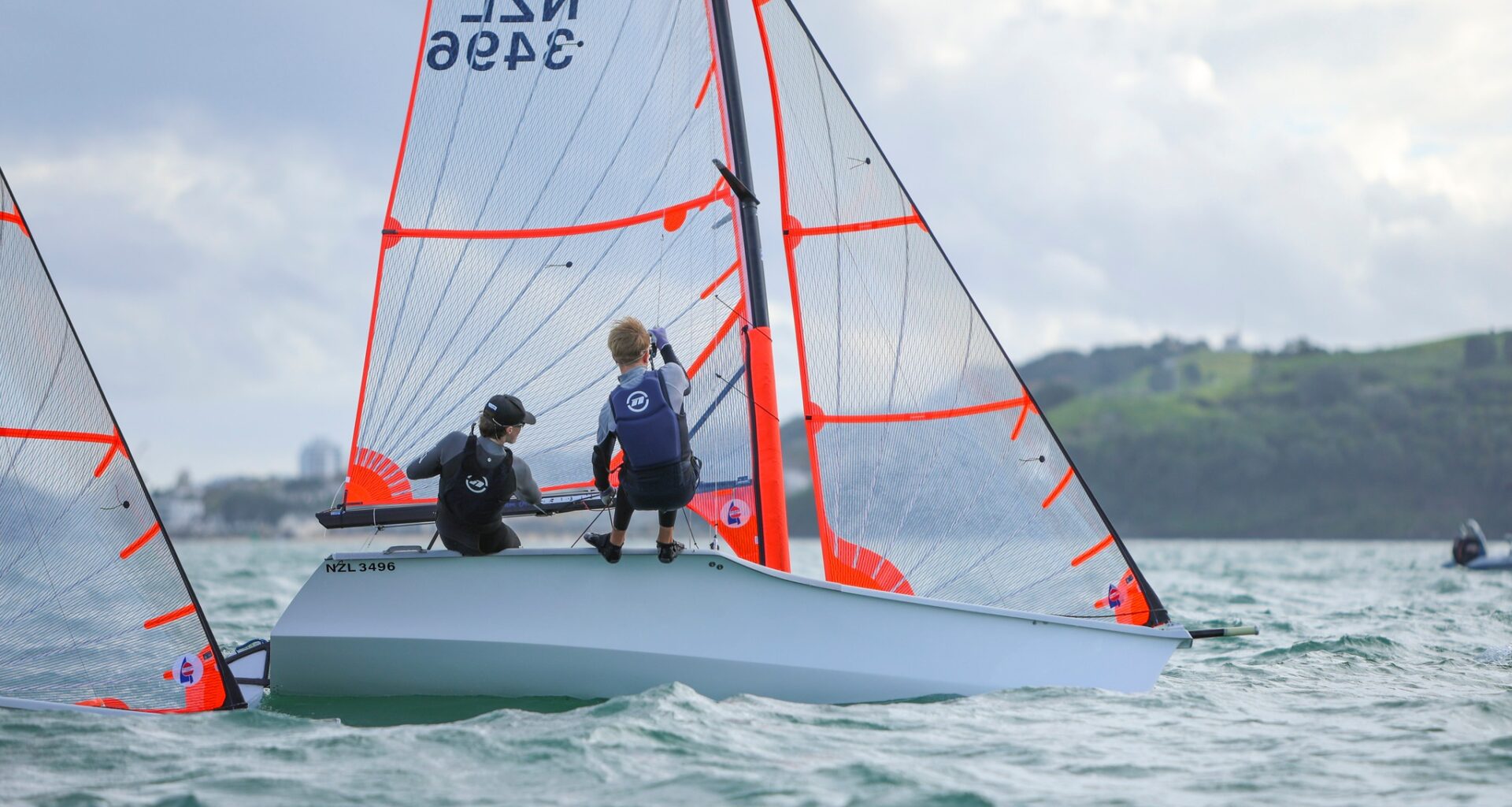 Dominant from the start, Meacham and Stone claim the 2026 New Zealand 29er Nationals at Royal Akarana
