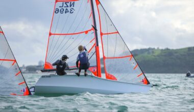 Dominant from the start, Meacham and Stone claim the 2026 New Zealand 29er Nationals at Royal Akarana