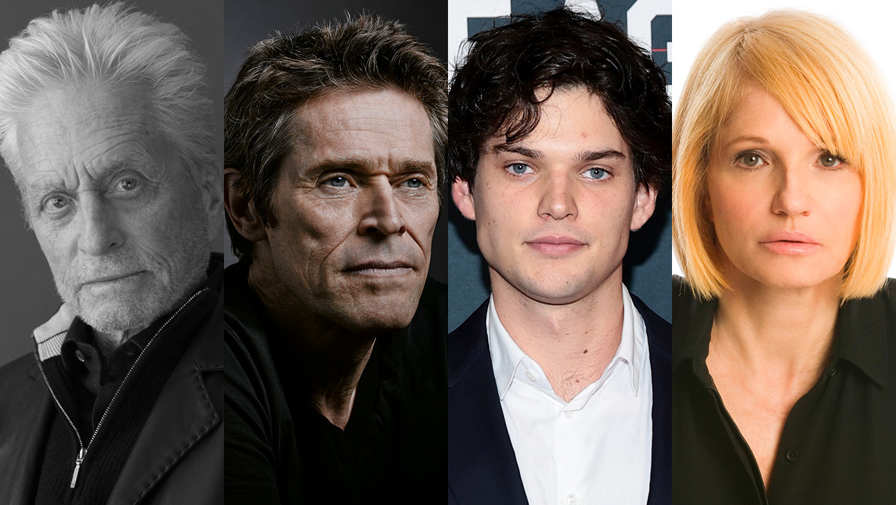 Michael Douglas, Willem Dafoe, Homer Gere, Ellen Barken