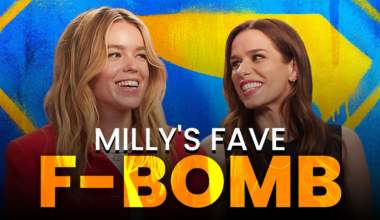 Milly Alcock discussing Supergirl comic
