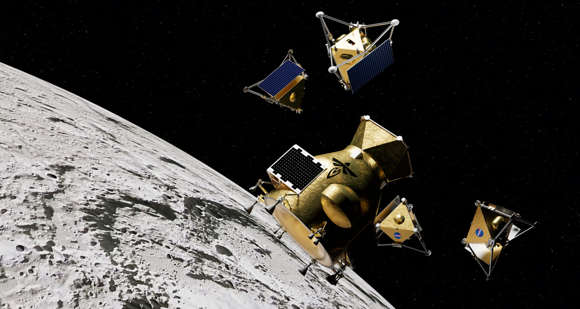 MoonFall: NASA's Lunar Drone Mission