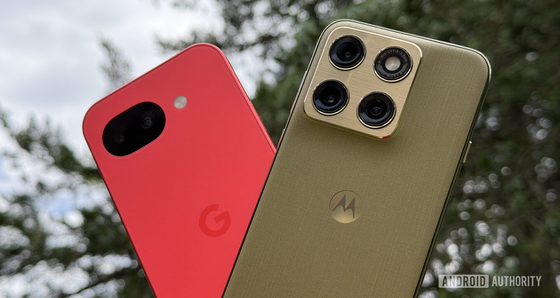 Motorola Edge Pixel 10a against sky