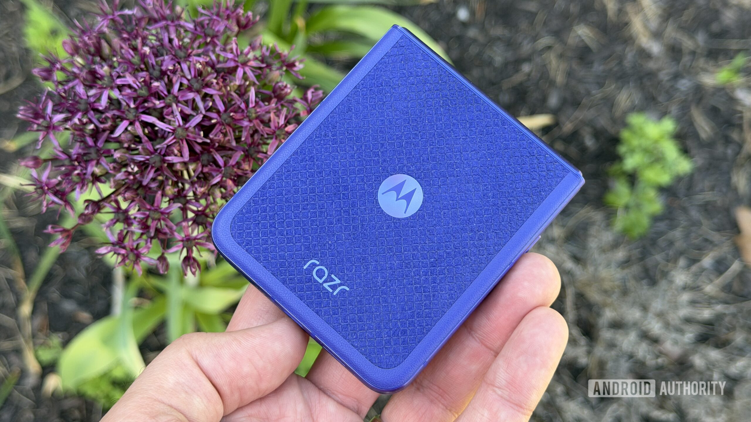 Motorola Razr Ultra 2026 purple flower Motorola Razr Ultra 2026 purple flower