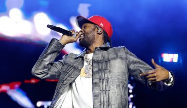 Meek Mill closes day 2 of the Roots Picnic 2025 while performing on the Fairmount Park Stage at the Mann Center on Sunday, June 1, 2025.