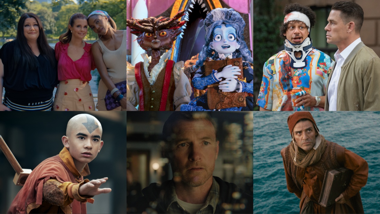 Clockwise from top left: 'Sweet Magnolias,' 'I Am Frankelda,' 'Little Brother,' 'In the Hand of Dante,' 'I Will Find You' and 'Avatar: The Last Airbender.'