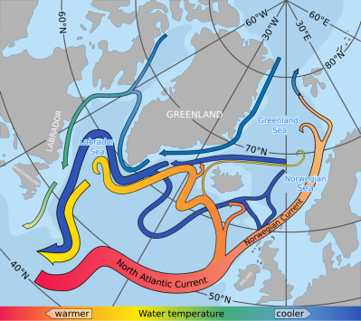 The North Atlantic Current (NAC). (Credit: Goddard Space Flight Center)