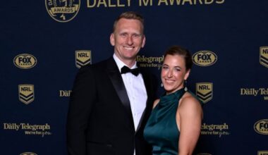 Warriors coach Andrew Webster confronted by fake social media posts claiming wife Emma has died
