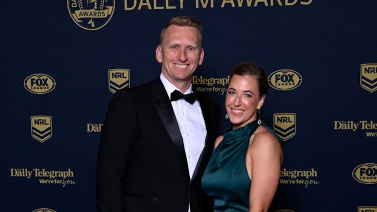 Warriors coach Andrew Webster confronted by fake social media posts claiming wife Emma has died