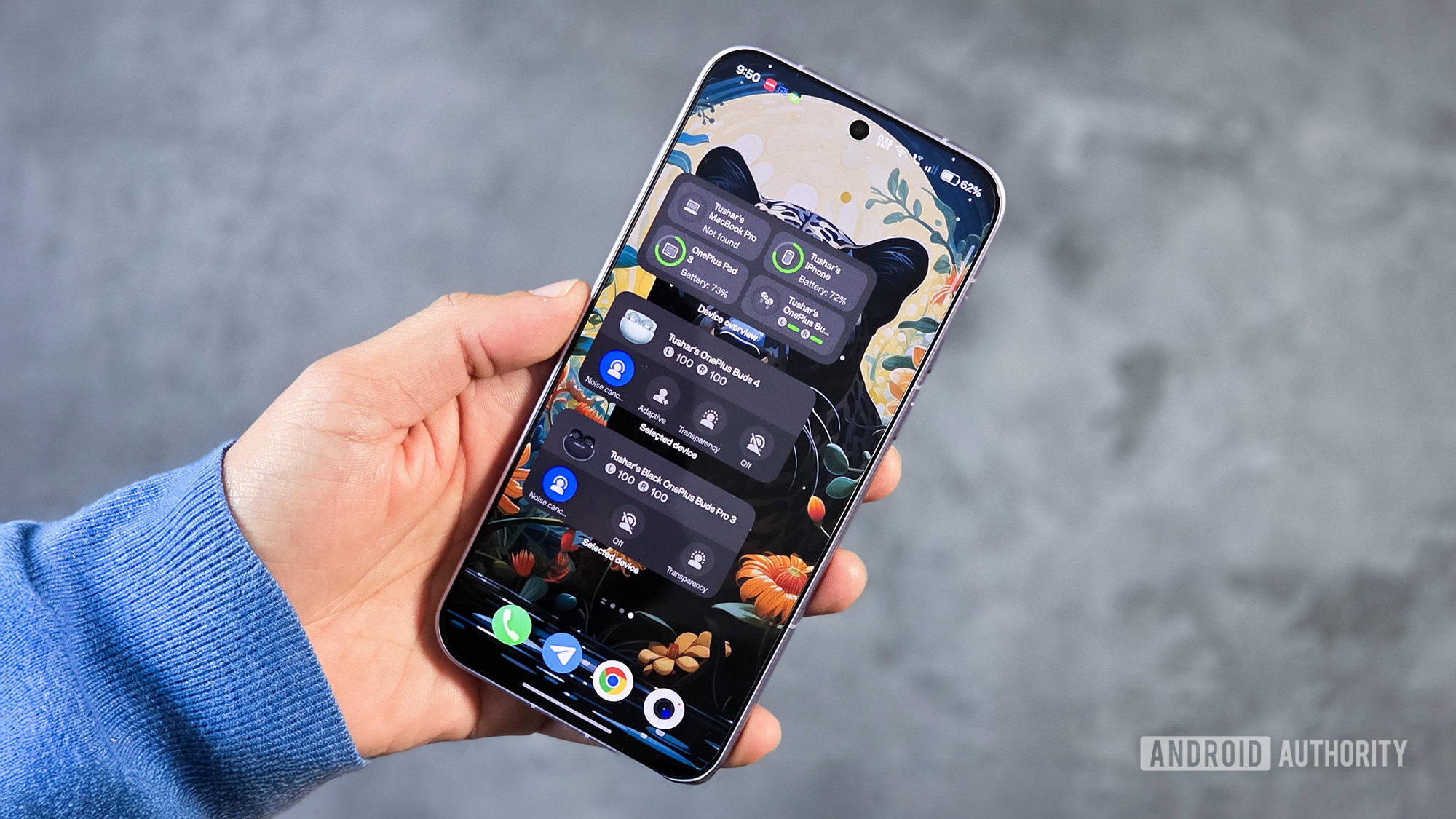 OxygenOS 16 devices widget OxygenOS 16 devices widget