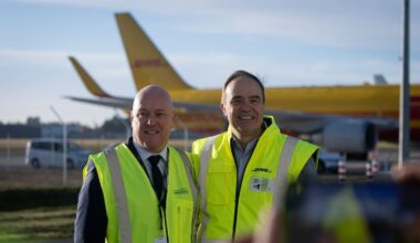 Christopher Luxon opens new $40m freight apron at Christchurch Airport