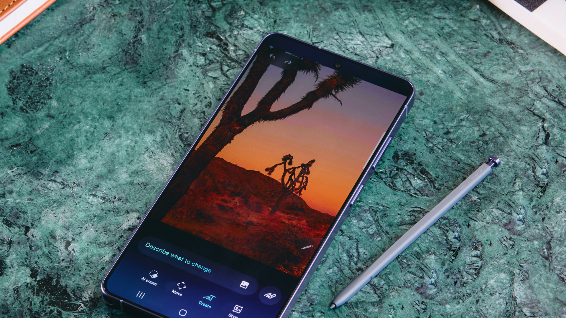 Text-based image editing using Galaxy AI Photo Assist on the Samsung Galaxy S26 Ultra