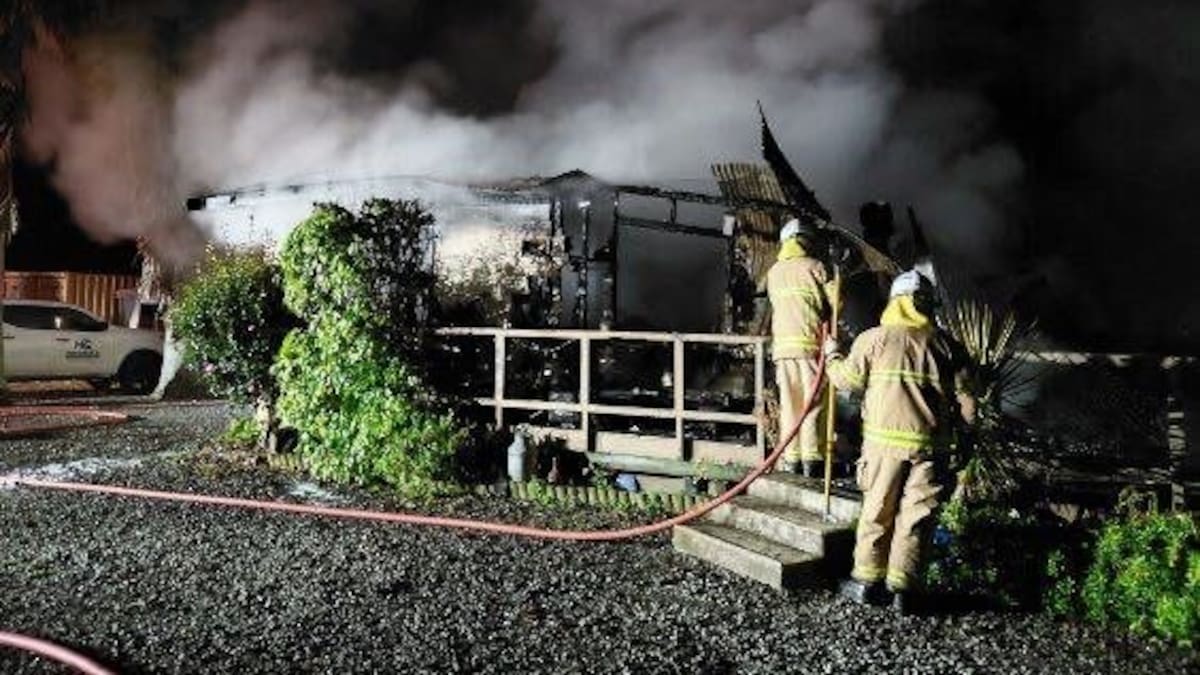 Far North firefighters battle Kaikohe blaze overnight after family’s narrow escape