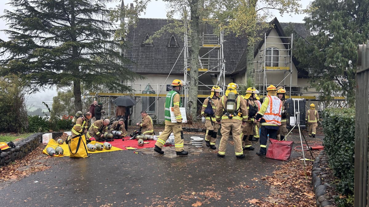 Whakamārama fire: Crew respond to kitchen fire at the French Country House