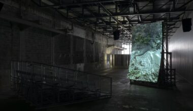 Installation view, "Lucy Raven: Rounds," the Institute of Contemporary Art/Boston, 2026.