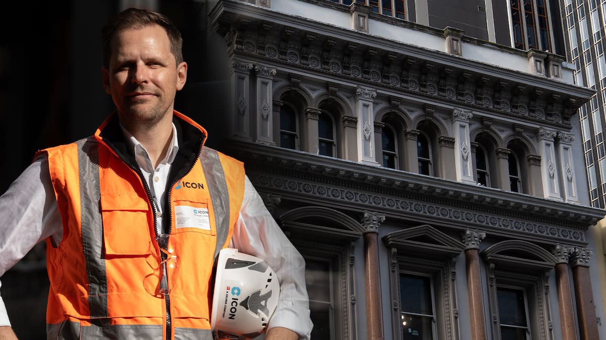 Icon Construction director Dan Bosher - building chief, drummer, Master architectural graduate