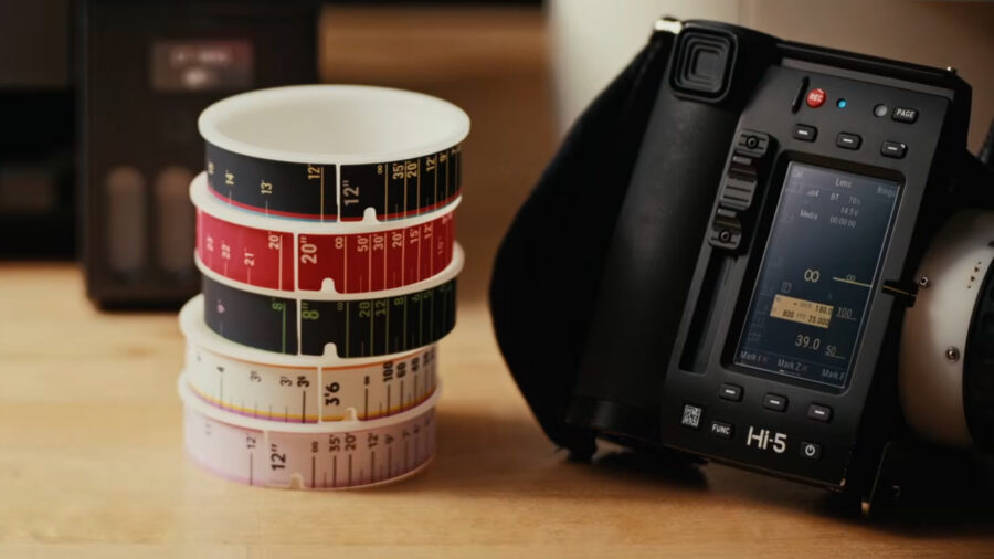 Custom focus ring labels for ARRI Hi-5