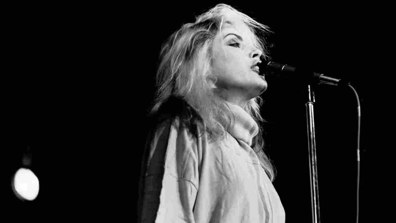 Blondie&rsquo;s Debbie Harry performing onstage in 1978
