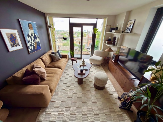 Inside Amélie Pellerin's flat in Dalston, East London.