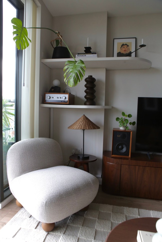 Inside Amélie Pellerin's flat in Dalston, East London.