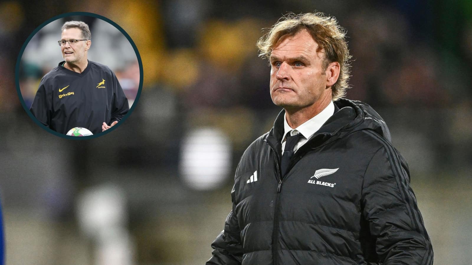 Rassie Erasmus' 'better record' verdict on Scott Robertson after brutal All Blacks sacking