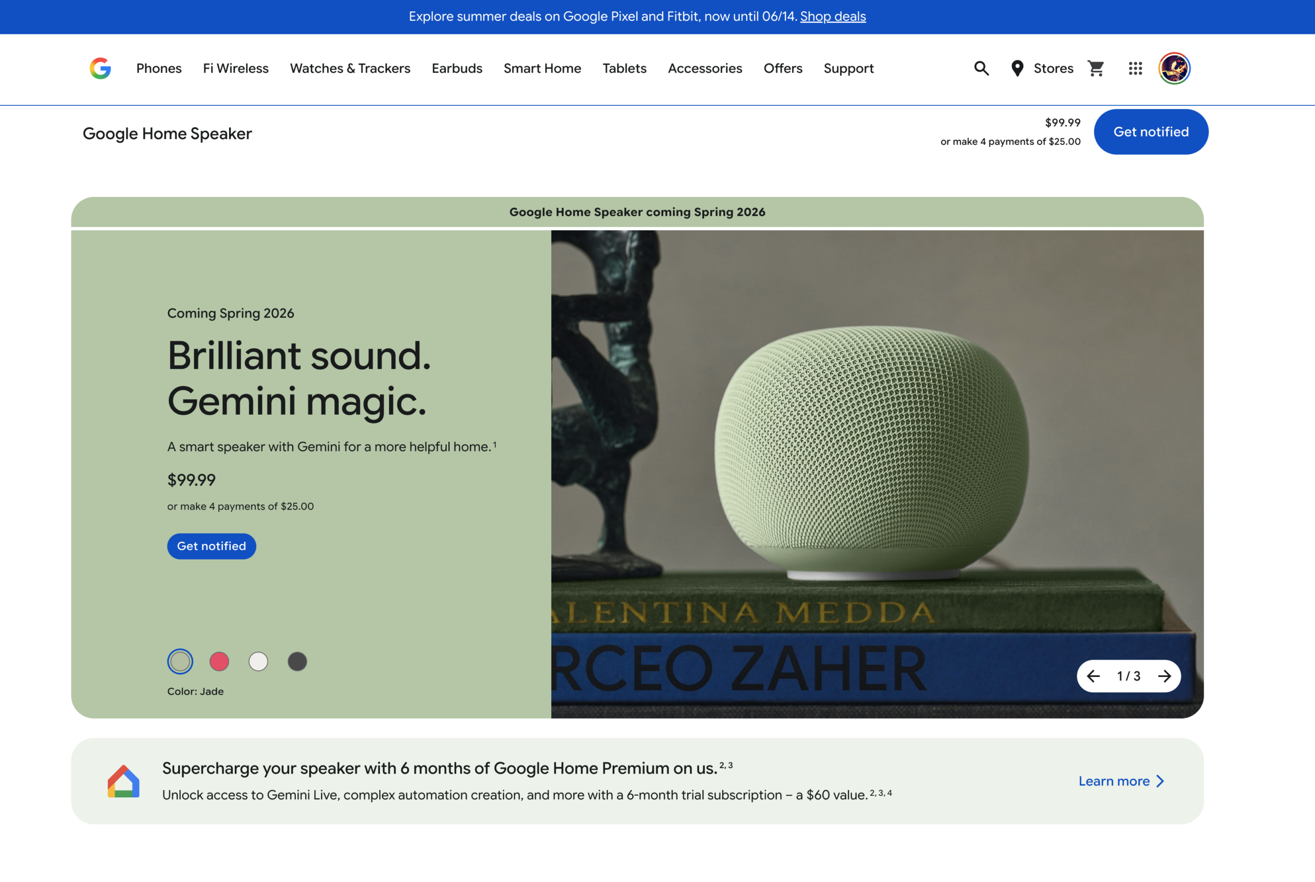 Screenshot 2026 06 08 at 12.45.05 PM Google Home landing page