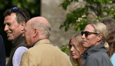 Zara Tindall channels cool-girl chic as she joins brother Peter Phillips for church rehearsal on eve of his wedding to Harriet Sperling