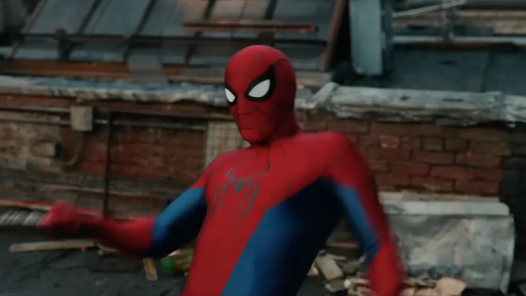Spider-Man on rooftop in Brand New Day