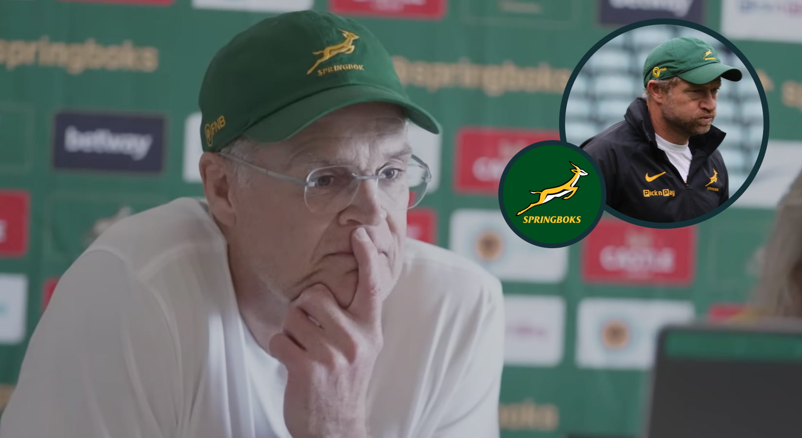 Rassie Erasmus: We can't be angry at Tony Brown, Springboks have replacements 'in mind'