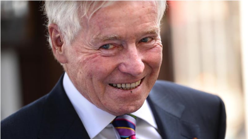 Feargal Quinn pictured in 2013 during his time as a senator. Photograph: Dara Mac Dónaill