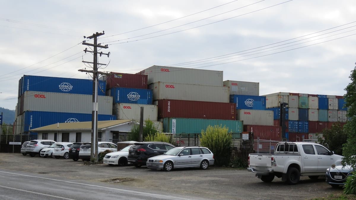 Katikati shipping container terminal leaves for Hamilton amid complaints