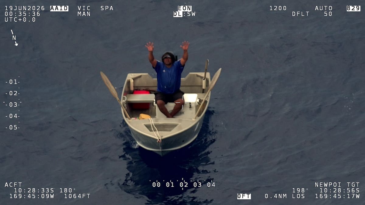 Missing fisherman found alive after week adrift near Cook Islands