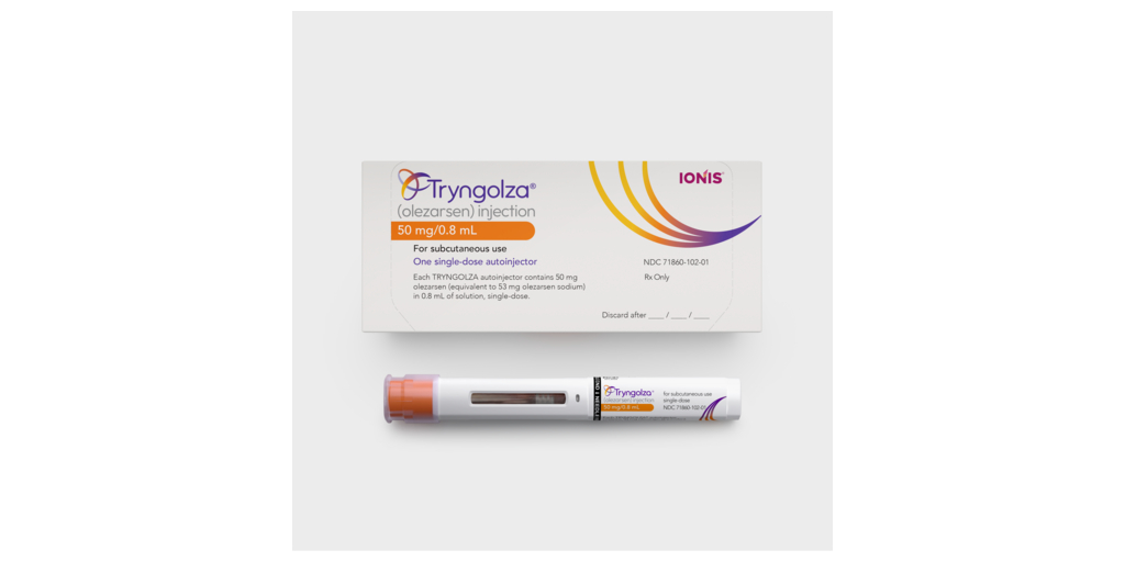 TRYNGOLZA® (olezarsen) approved by the FDA as the first and only treatment to reduce triglycerides and the risk of acute pancreatitis in patients with severe hypertriglyceridemia (sHTG)