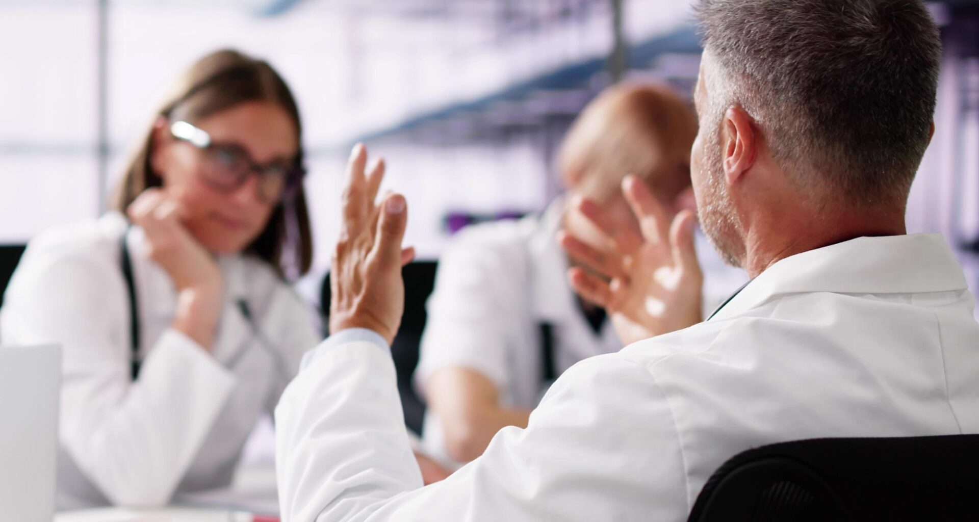 Tension Doctors Arguing Fighting Conflict