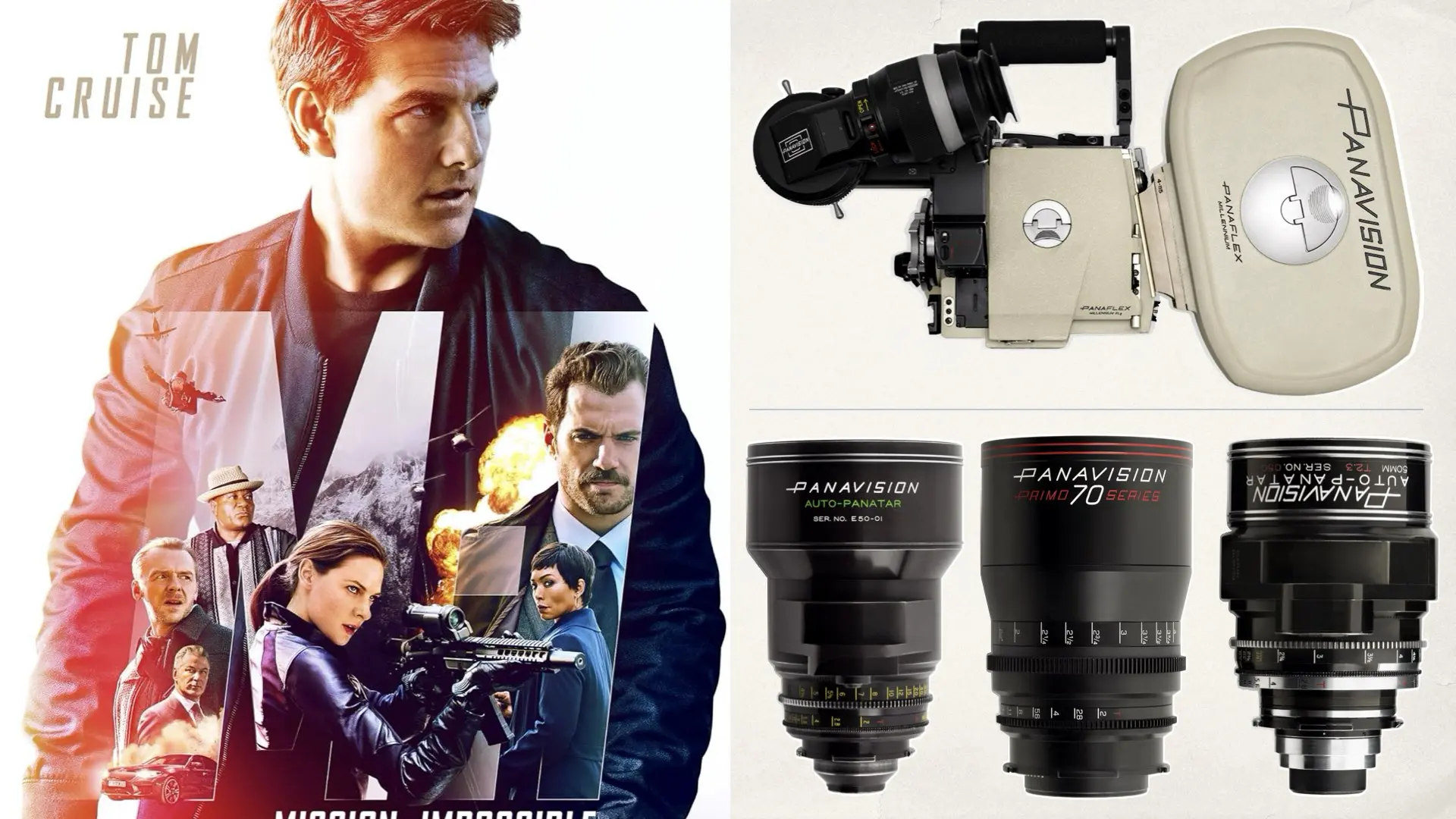Mission: Impossible VI - Fallout - Directed by Christopher Mcquarrie and shot on 35mm film by cinematographer Rob Hardy ASC BSC using Panaflex Millennium XL2 cameras with C Series & E Series anamorphic lenses and Primo 70 lenses.