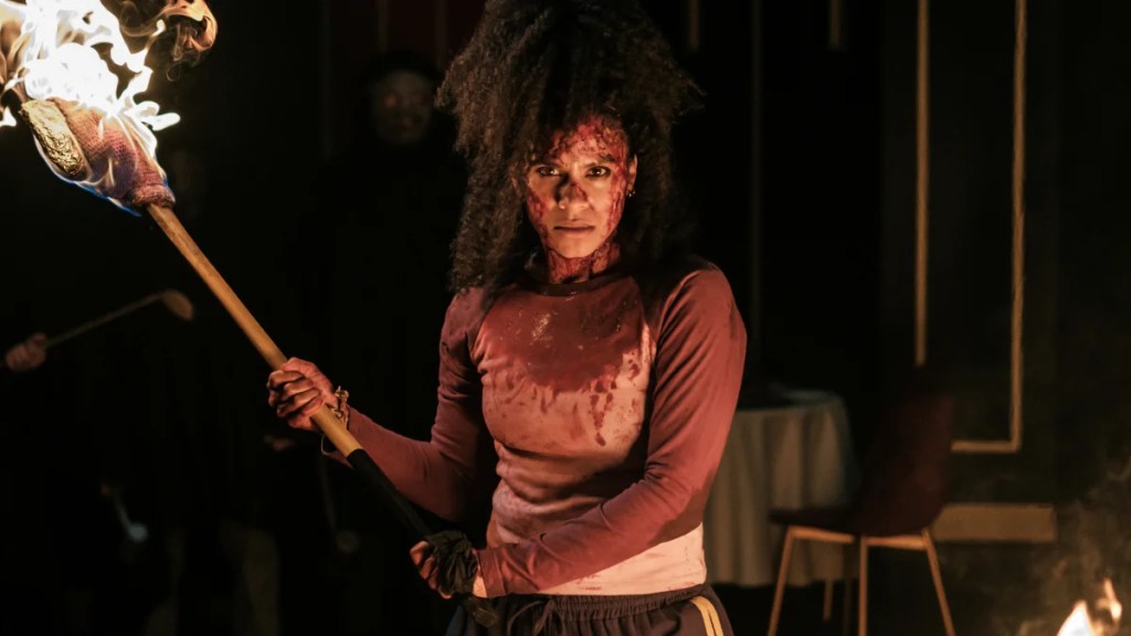 Zazie Beets in “They Will Kill You” (Graham Bartholomew/Warner Bros. Pictures)