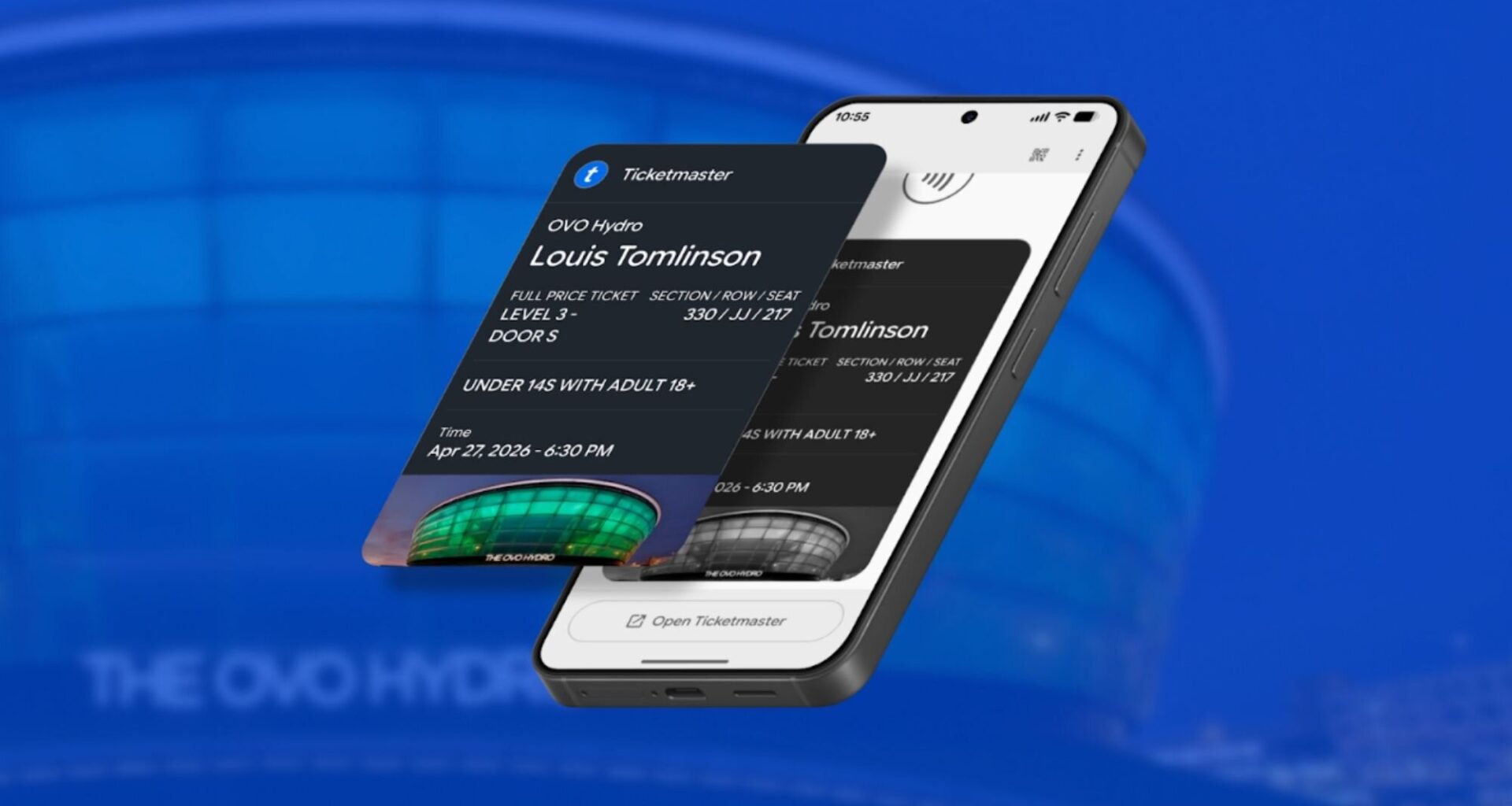Ticketmaster integration with Google Wallet