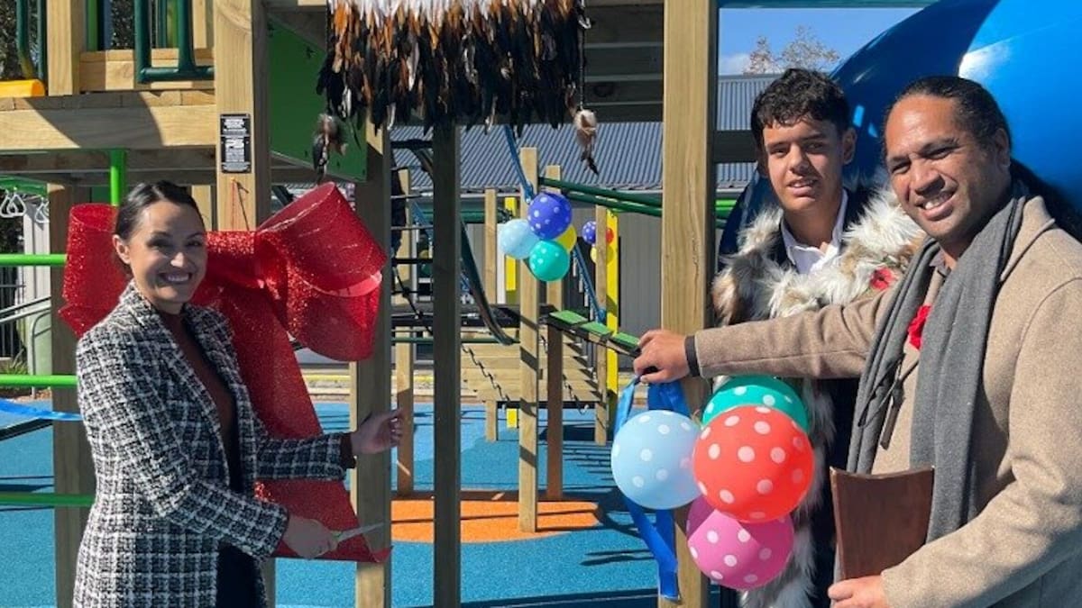 Rotorua Specialist School opens new inclusive playground